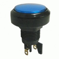 Small Dome Push Button - Blue (Economy)